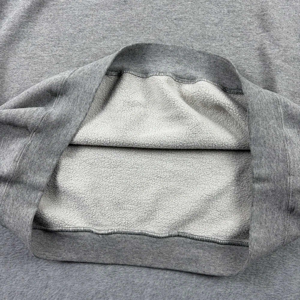 Vtg‎ Banana Republic Sweatshirt Mens Large Gray Embroidered Distressed 90s USA